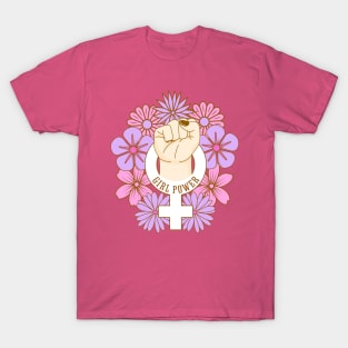 Power Girl Floreada T-Shirt